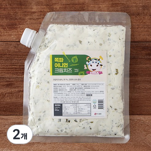 엠마 쪽파 어니언 크림치즈, 700g, 1개입, 2개