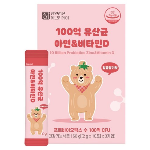 장인정신 에브리데이 100억 유산균 아연 & 비타민D 30p, 60g, 1개