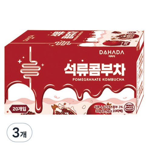 다하다 석류콤부차, 30g, 20개입, 3개
