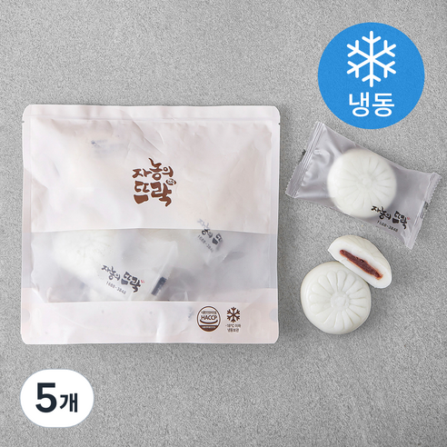 자농의뜨락 앙꼬절편 5개입 (냉동), 325g, 5개