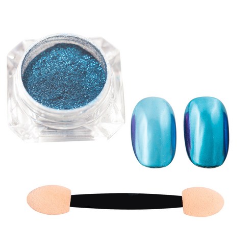 네일은재료빨 추천 상품네일은재료빨 네일 미러 파우더, 라이트블루, 1개 제품 사진