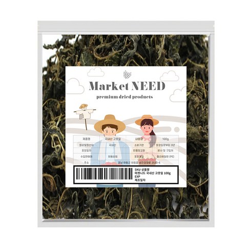 마켓니드 고춧잎, 100g, 1개