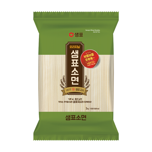 샘표 소면, 3kg, 1개