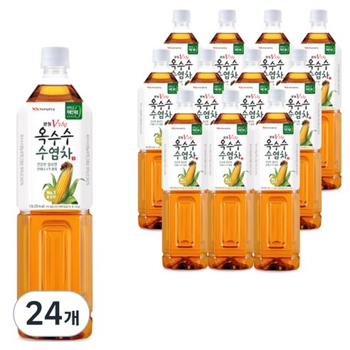 광동옥수수수염차, 1.5L, 24개