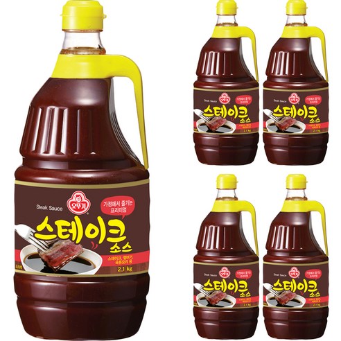 오뚜기 스테이크 소스, 2100g, 5개