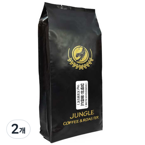 담백한 블랜드 분쇄커피, 1kg, 2개, 커피메이커