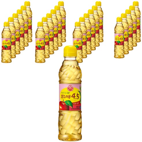 오뚜기 저산도4.5 사과식초, 500ml, 24개