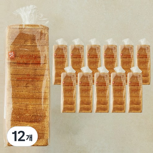 아워홈 부드러운 토스트식빵, 700g, 12개