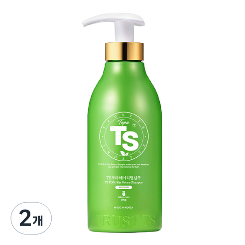 TS 토파 헤어 리턴 샴푸, 500g, 2개