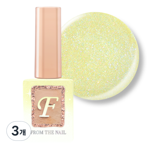 프롬더네일 글리터 젤네일, FG188, 10g, 3개