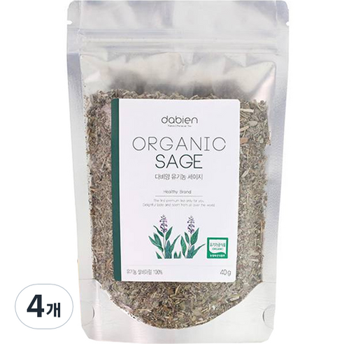 다비앙 유기농 세이지, 40g, 1개입, 4개