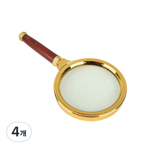 하리코 손잡이 돋보기 90mm, 4개