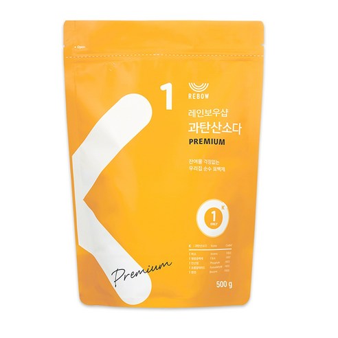 레인보우샵 과탄산소다 산소계표백제 프리미엄, 500g, 1개