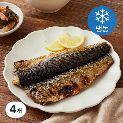 the 푸짐한 바로먹는 간편 고등어 한마리구이 (냉동), 4개, 180g