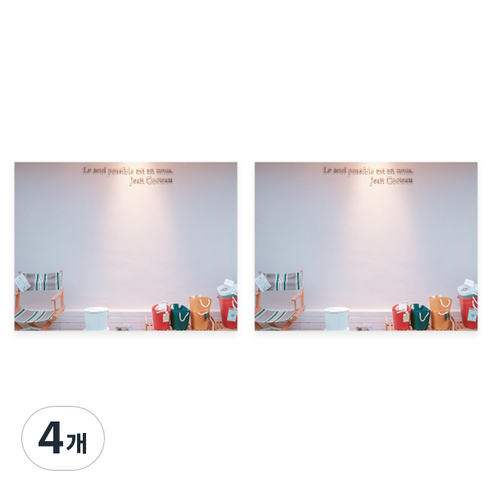 모노라이크 메모지, 도쿄 포토 4, 1개입, 4개