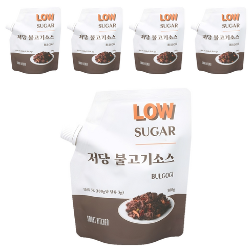 스마트키친 저당 불고기소스, 5개, 300g