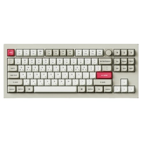 키크론 V3 MAX 유무선 텐키리스 키보드, 레트로, V3M-H6, 제조사축