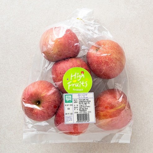 하이프루츠 저탄소인증 의성 사과, 1.5kg (5~7입), 중과, 1봉