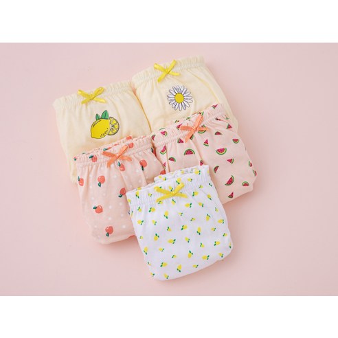 사랑스러운 우리 아이 피부에 닿는 100% 순면 무형광 팬티