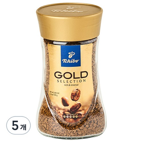 치보 골드 셀렉션 원두커피믹스, 100g, 1개입, 5개