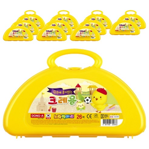 동아 노랑병아리 크레용, 26색, 12개