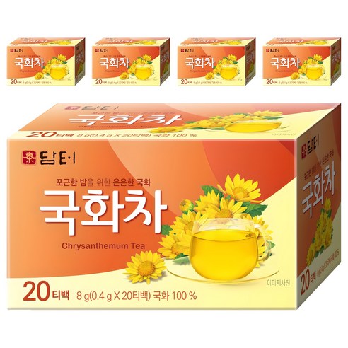 담터 국화차, 0.4g, 20개입, 5개