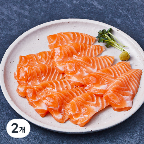 동원산업 노르웨이산 생연어회 (냉장), 120g, 2개