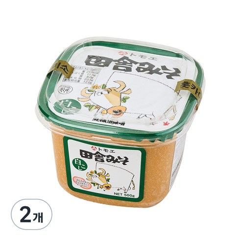 토모에 이나카 미소 시로코시, 500g, 2개
