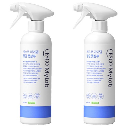 세스코마이랩 항균 풋샴푸, 1개입, 2개, 490ml