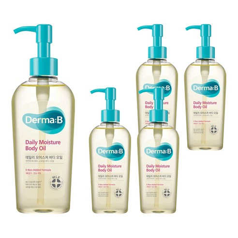 더마비 데일리 모이스처 바디오일 프레쉬 피치향, 200ml, 5개