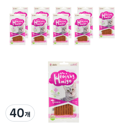 아스쿠 헬시묘 져키 20g, 참치, 40개