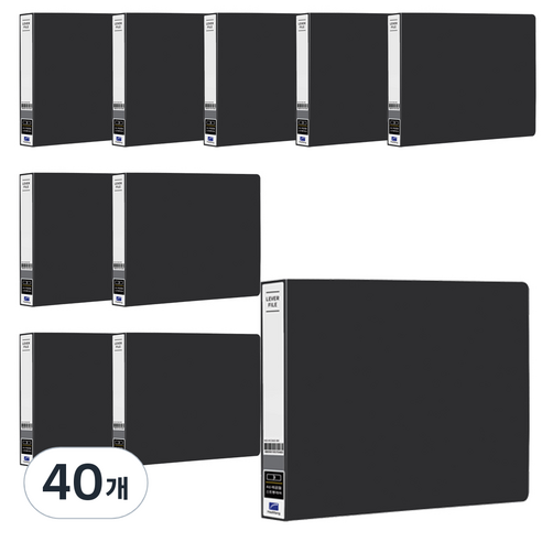 희망사무포인트 PP 세금철 A6 HC526, 흑색, 40개