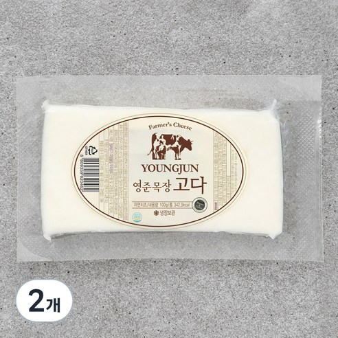 영준목장 수제 고다 치즈, 100g, 2개