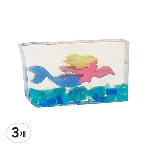 프라이멀엘리먼츠 바디솝 머메이드, 165g, 3개