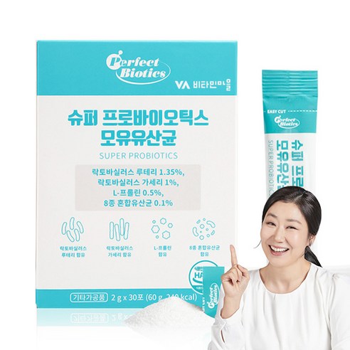 비타민마을 퍼펙트바이오틱스 슈퍼 프로바이오틱스 모유유산균 30p, 60g, 1개