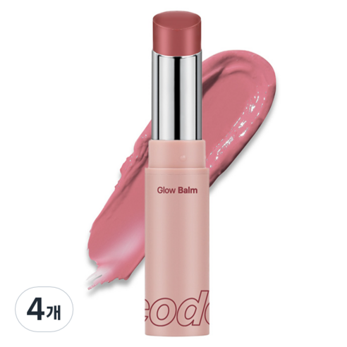 코드글로컬러 글로우 밤, 03 멜로우 로즈, 5g, 4개