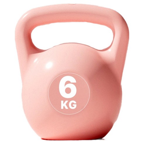 다다 소프트 워터 케틀벨, 핑크, 6kg, 1개