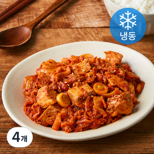 복선당 나 혼자 돔베고기 김치찜 밀키트 (냉동), 350g, 4개