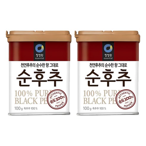 청정원 순후추, 100g, 2개
