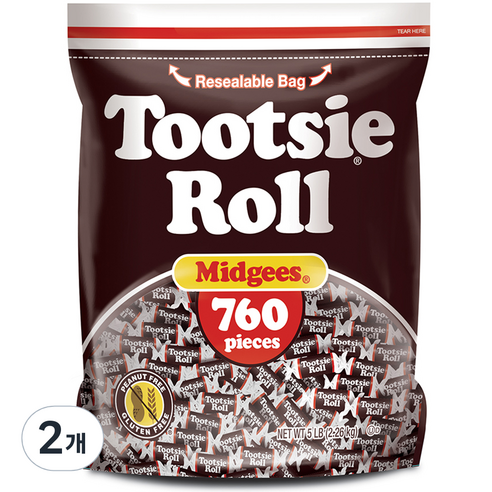 투시롤 초코 카라멜, 2.26kg, 2개