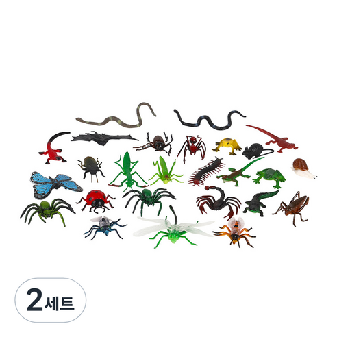 캐스비 네이처 동물왕국 곤충 피규어 세트 KBN2549, 2세트