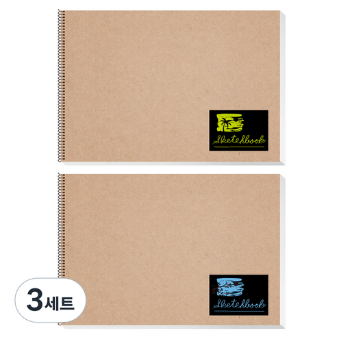 영아트 전문가 KF 스케치북 2입 200g, 5절, 15매, 3세트