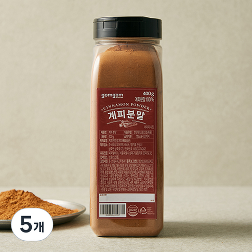 곰곰 계피 분말, 400g, 5개