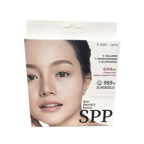 SPP 무광 투명썬패치 10p, 1개