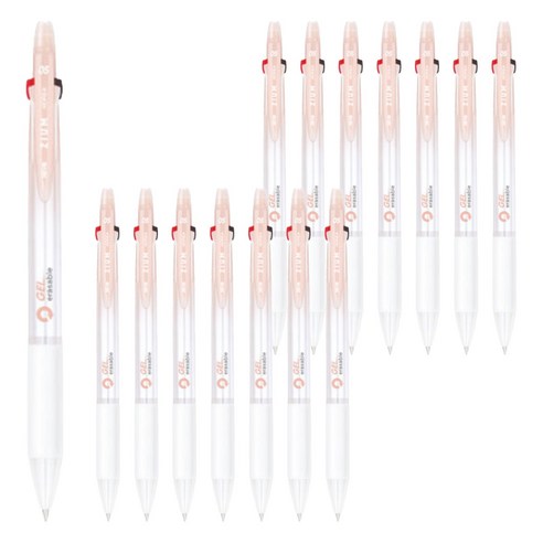 자바펜 지움3겔 지워지는 볼펜 0.5mm, 피치, 15개