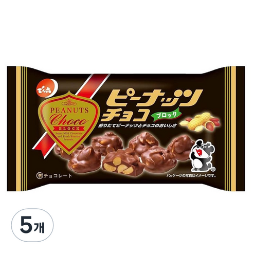덴로쿠 피넛 초코, 65g, 5개