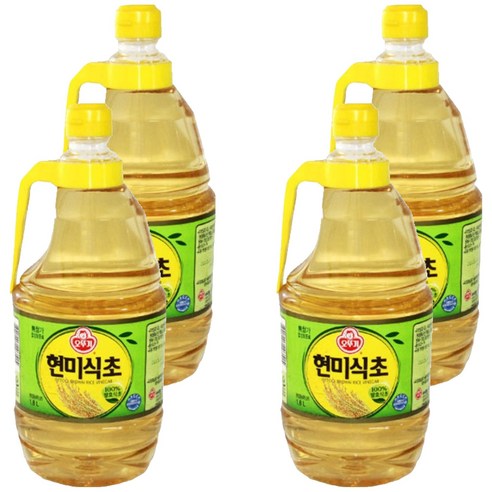 오뚜기 현미식초, 1.8L, 4개