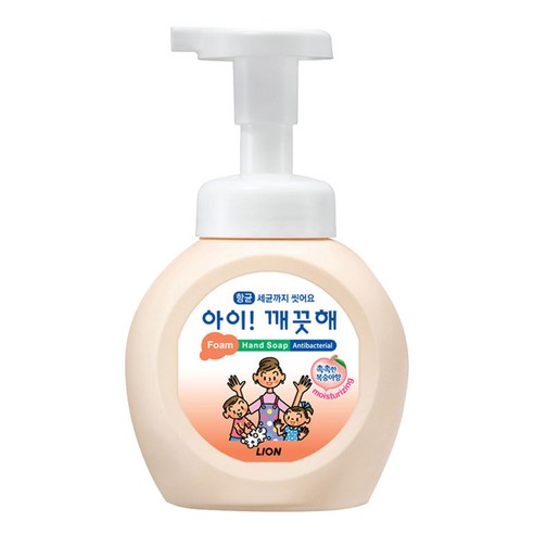 아이깨끗해 핸드워시 모이스처 복숭아, 250ml, 1개