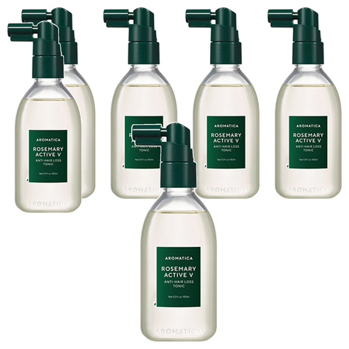 아로마티카 로즈마리 액티브 브이 안티 헤어로스 토닉, 100ml, 6개