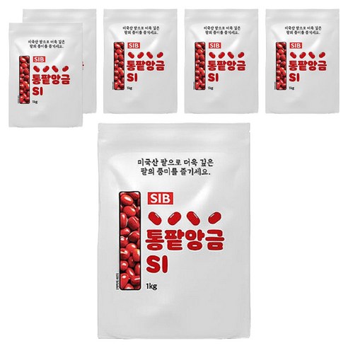 SIB선인 소울백서 가정용 베이킹 통팥앙금, 6개, 1kg